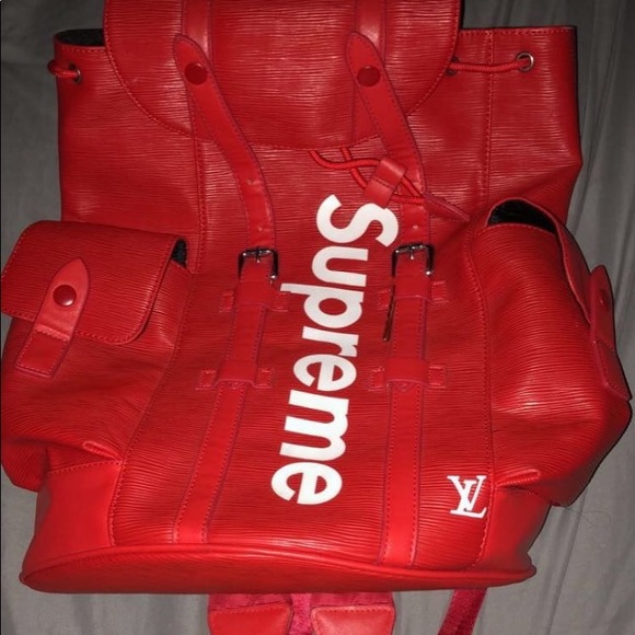 supreme LV red backpack limited edition - Picture 2 of 7